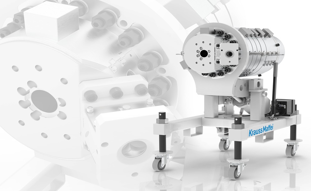 Noul cap extrudere țeavă PVC în 3 straturi de la KraussMaffei Extrusion