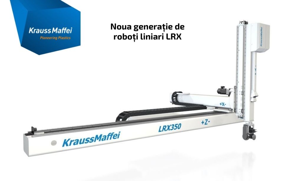 Procese complexe de turnare prin injecție în timp record, cu noua generație de roboți liniari LRX de la KraussMaffei